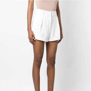 IRO pleated tailored White Women's Shorts
